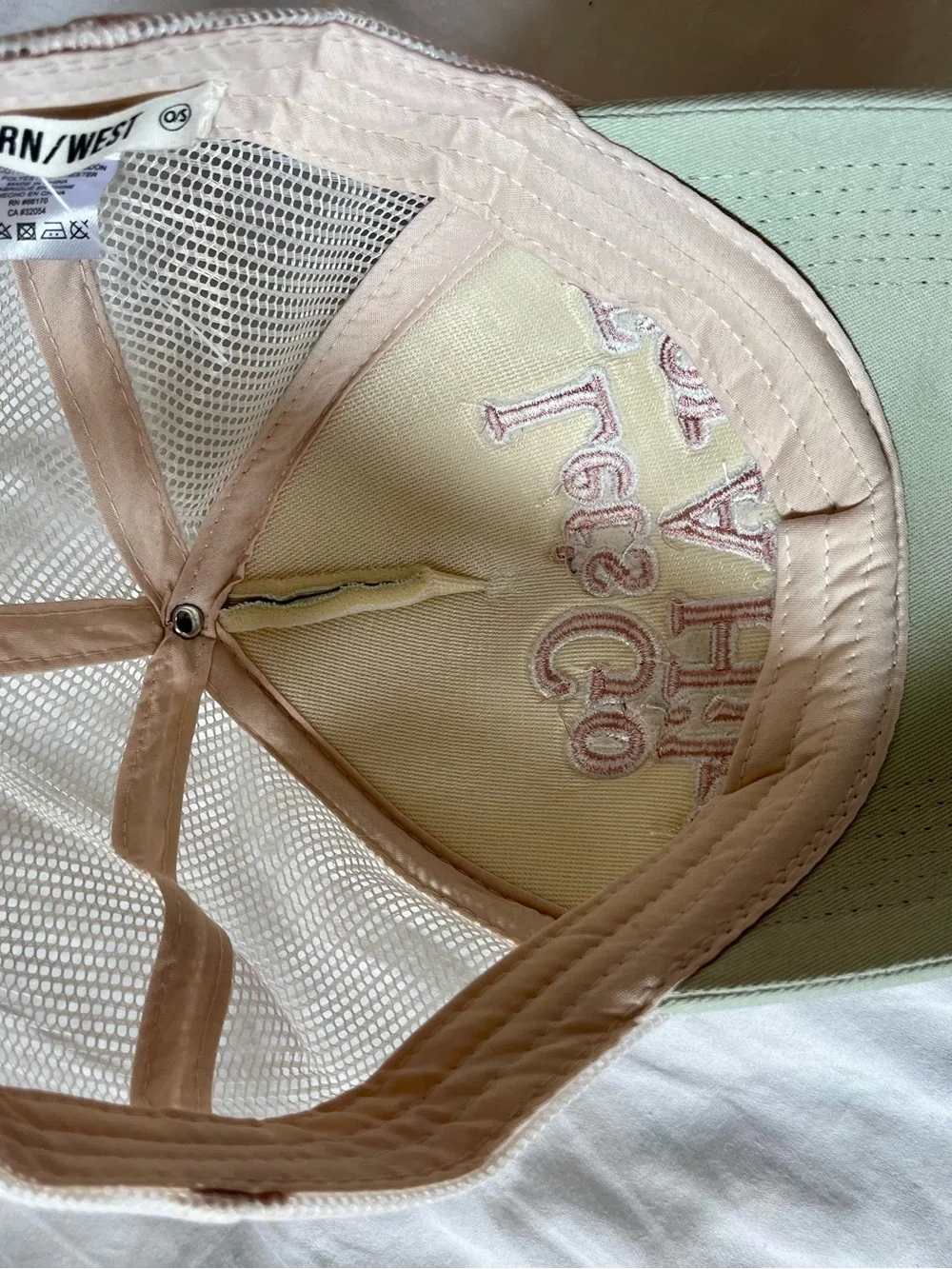 Anthropologie Worn/West Trucker’s Hat
